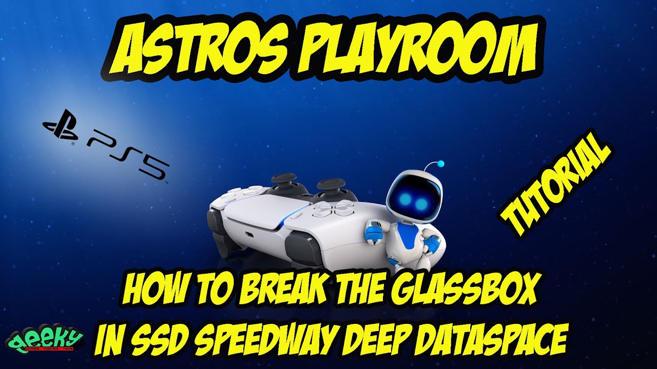 Astros Playroom PS5 - How to break the glassbox in SSD Speedway
