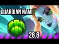 NAMI &amp; Smolder vs LEONA &amp; Caitlyn (SUP) | Guardian | EUW Master | 26.8