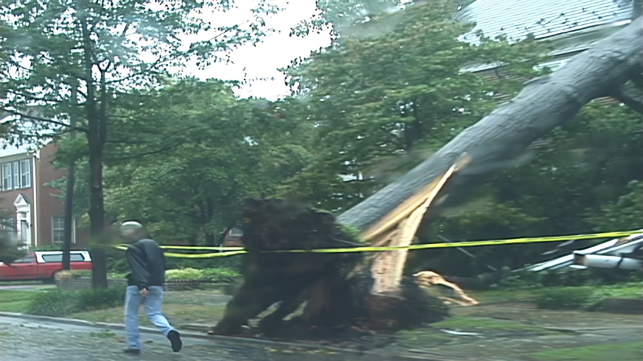 Hurricane Isabel, Archive Footage From Virginia, Sept. 18-19, 2003