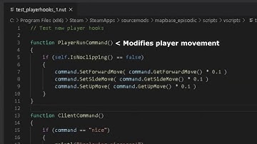 (Mapbase) VScript Player Hooks