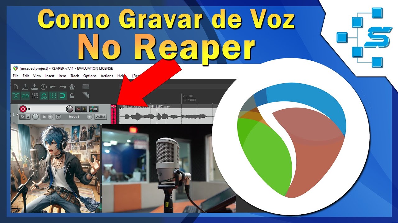 Como Gravar de Voz no Reaper Bem Explicado - YouTube