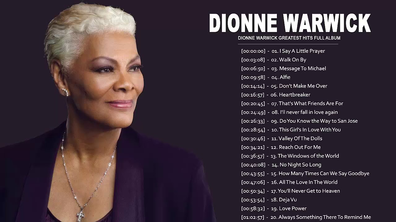 Dionne Warwick  Best Songs of Dionne Warwick  Dionne Warwick Playlist 2020