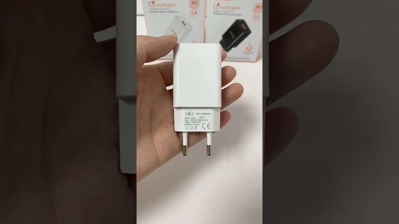 JB116 HONGWANG Series Single Port Charger (European Standard)