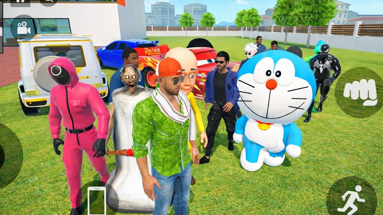 Doraemon vs Squid Game 😱 GTA 5 Mod | All Characters Fight | Indian Gaming 4K 