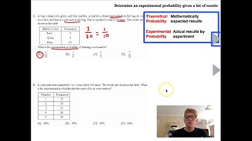 Finding Experimental Probability