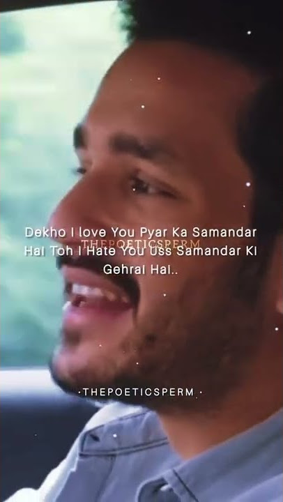 I hate you pyaar ki gehrai hai 💯💞🌹. # Taqdeer movie # Akhil Akkineni # kalyani priyadarshan # shorts