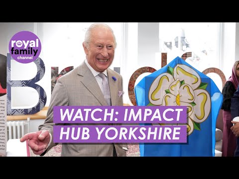 WATCH: Jolly King Charles Visits Sustainable Hub in Bradford