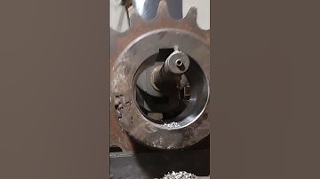 Sprocket key 🗝️ way on Shaper Machine Mechanical Works