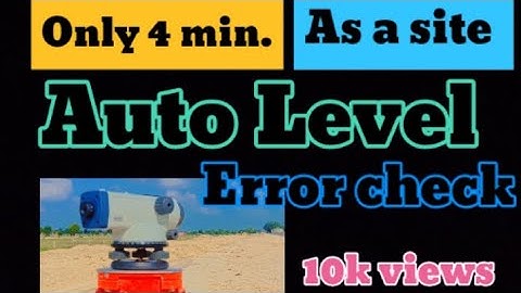 Auto Level error check #civil #site #engineering #engineering #error #viral #video #youtube #like