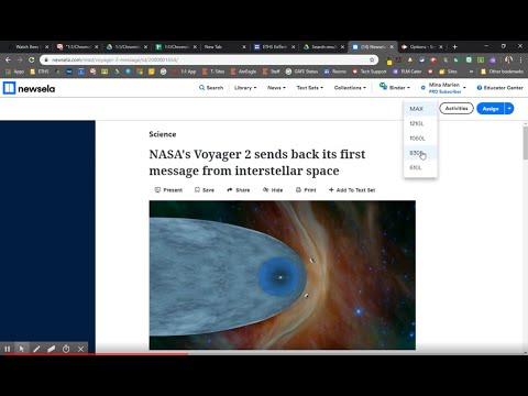 Changing Reading Levels & Assigning Articles with Newsela