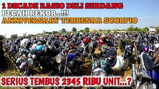 ONE DECADE RASIO DELI SERDANG, RIBUAN RIDERS SCORPIO MEDAN DAN LUAR KOTA HADIR...!!!