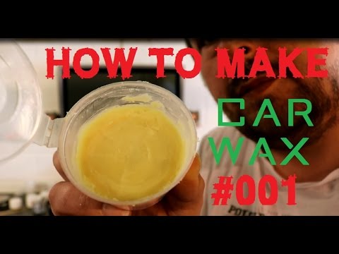 homebrew car wax - how to make a car wax Part1