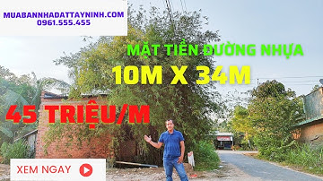 (Đã Bán) Đất Giá Rẻ Ngay Mặt Tiền Đường Nhựa Sát Chợ Và Trường Học | Mua Bán Nhà Đất Tây Ninh 58D