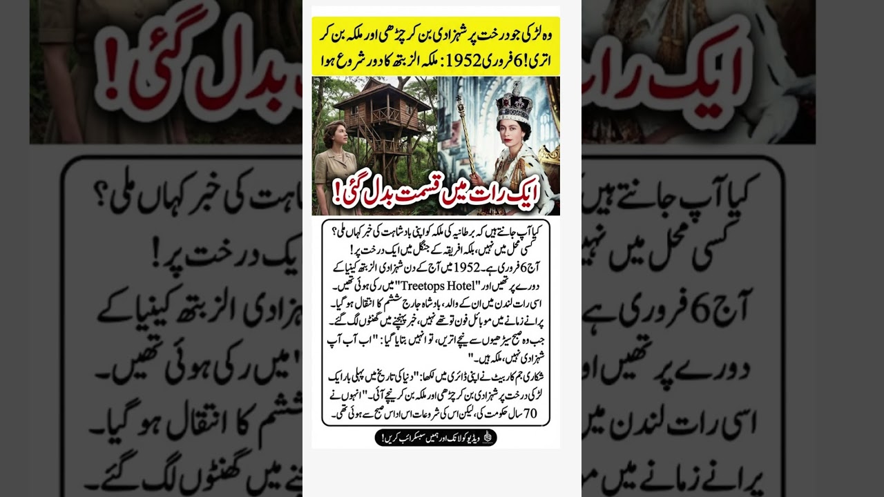 She Climbed a Tree a Princess, Came Down a Queen