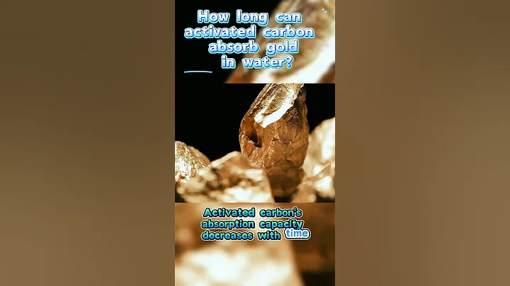 How long can activated carbon absorb gold in water? #activatedcarbon #gold #activatedcharcoal #gold