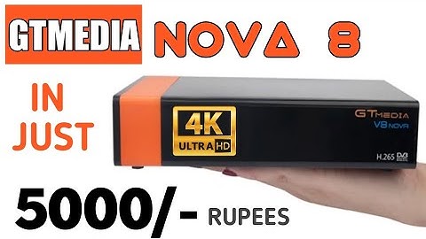 GTMEDIA V8 NOVA FULL 4K RECEIVER