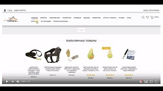 Как оформить заказ на сайте fordogtrainers.ru