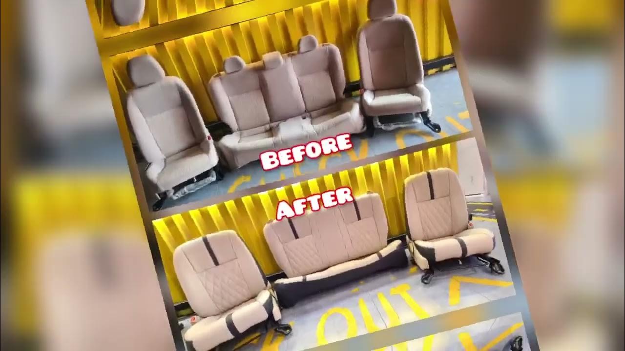 TOYOTA YARIS CAR SEAT POSHISH DONE I CAR LEATHER SEAT COVERS I THE CAR