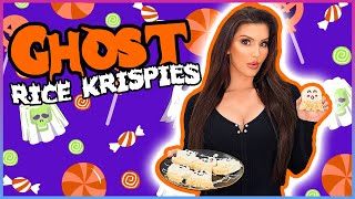 Spooky & Simple: Ghost Rice Krispies Treats for Halloween! 👻🎃