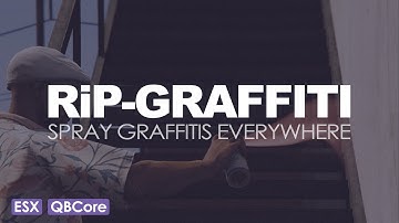 RiP-Graffiti | Spray Graffitis Everywhere | FiveM Script by RiP Development