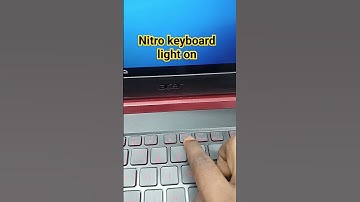Acer Nitro 5 backlit keyboard settings on/off 30 seconds and brightness