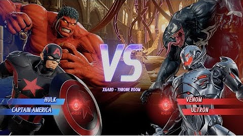 MARVEL VS. CAPCOM: INFINITE - Red Hulk & U.S Agent vs Venom & Ultron