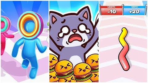 Fishing Food Vs Gummy Worm Go Vs Layer Man🐍🐍 Walkthrough All New New Update Mobile Gameplay AF5687