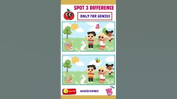 🧠 Spot the Hidden Differences! Can You Beat It? #spotthedifference #oddoneout #puzzle #braintest