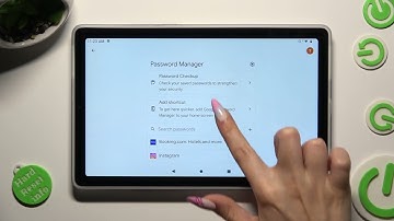 How To Add Passwords To Google Passwords Auto fill On LENOVO TAB M9