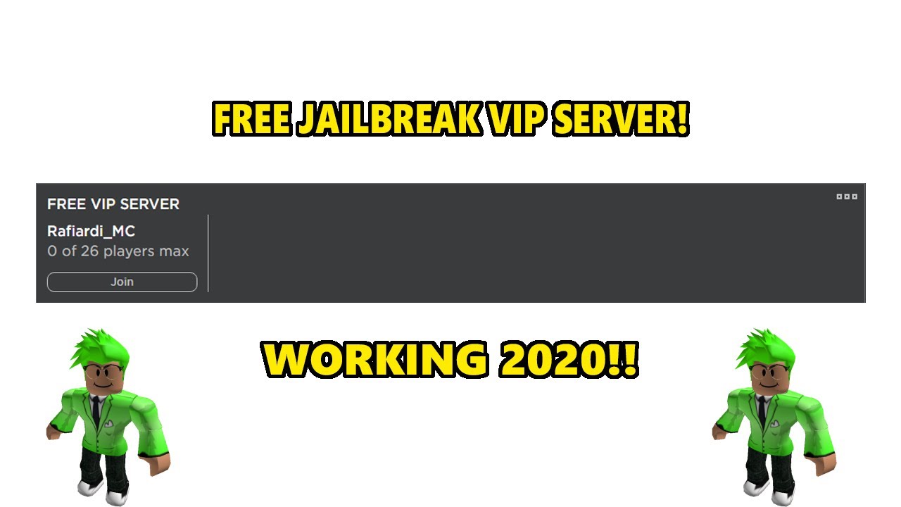 Roblox Jailbreak Working Vip Server 2020 Read Desc Youtube - jailbreak merch includes vip server in desc roblox