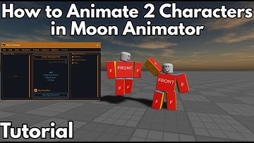 How to Animate Two Characters in Moon Animator. (Full Tutorial) 2025
