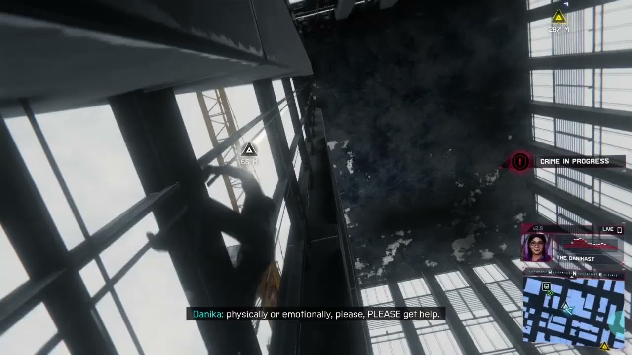 Glitch in spider man SUPER COOL SEE THROUGH WALLS EPIC