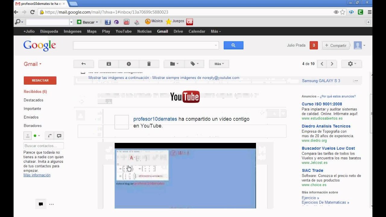 Entrar En Gmail YouTube