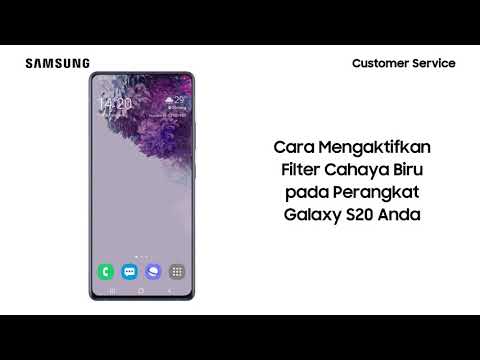 Cara Mengaktifkan Filter Cahaya Biru - Galaxy S20