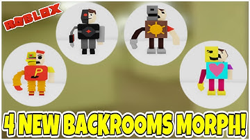 UPDATE 138 😱 How to get ALL 4 NEW BACKROOMS MORPHS! (BOXY BOO BOX CREATURE) - Roblox