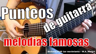 Video thumbnail of "Punteos famosos para tocar en guitarra"