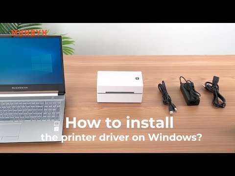 How to install MUNBYN RealWriter 130 driver on Windows?