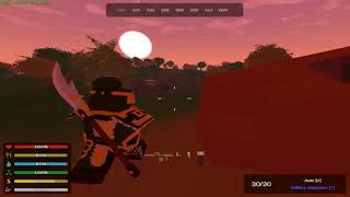 Играю на выживалке, построил хату, немного пвп Unturned PEI