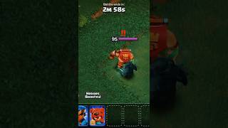 LVL 95 BARBARIAN KING VS LVL 13 PEKKA IN CLASH OF CLANS #clashheroes #clashhacks  # clashofclans