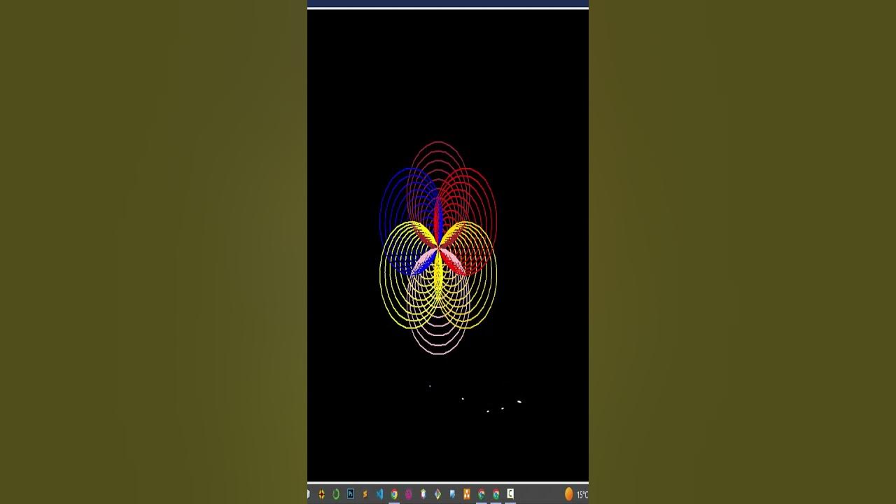 How to print colored shapes in python #python #python_turtle #python ...