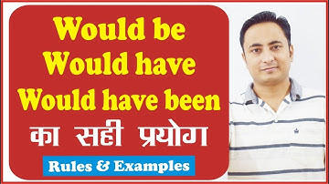 Use of Would be, Would Have, Would have been (Modal Verbs) - Learn English Grammar in Hindi