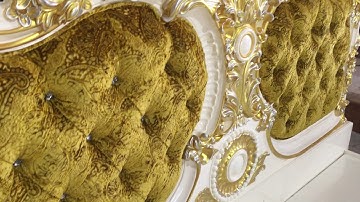 Giường ngủ dát vàng