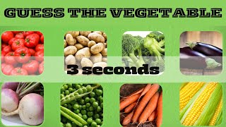 Guess the Vegetable | Guess the vegetable in 3 seconds