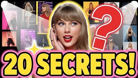 20 Taylor Swift Facts You NEVER Knew