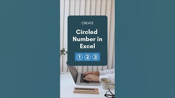 Excel Magic: Create Eye-Catching Circled Numbers in Minutes #exceltutorial #ai #exceltips #trending