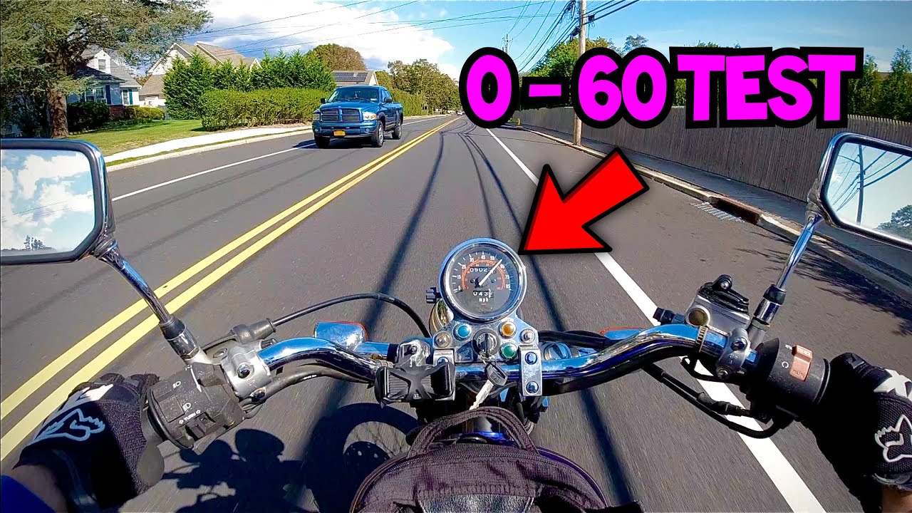 Honda Rebel 250 0-60 Test!