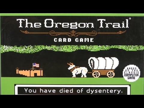 The Oregon Trail Card Game From Pressman Toy Youtube