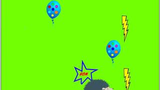Kirpi ile balon patlatma oyunu- Bubble popping game with hedgehogs - SCRATCH ile oyun yapımı screenshot 3