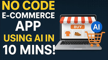 🔥Create E-Commerce App in Minutes with AI  No Coding Needed!