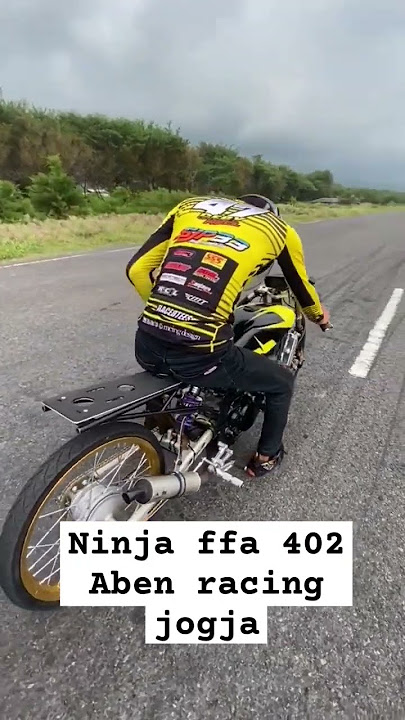andri setiawan feat ninja ffa sanjaya jet jogjakarta #dragbike #ninja #ffa #402